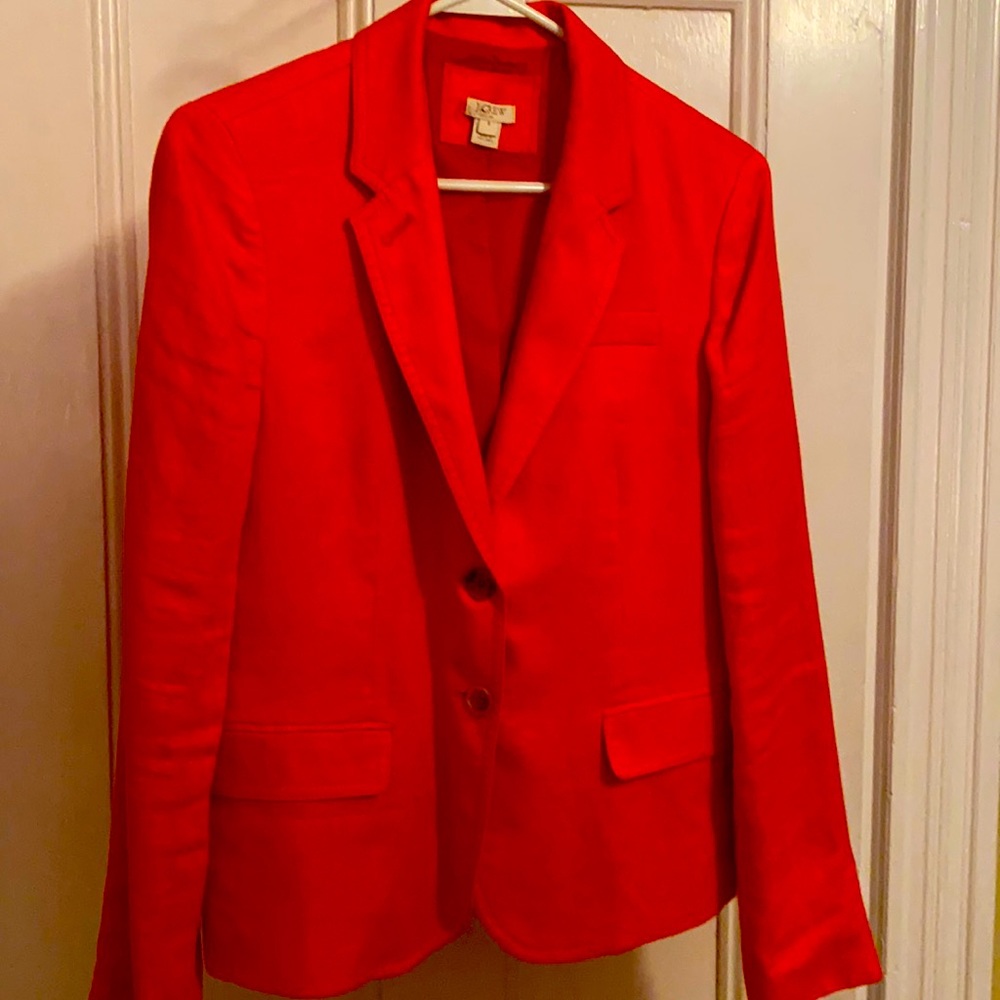 J. Crew Linen Blazer, size 8